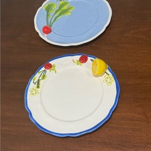 Anthropologie Faye dessert plates
